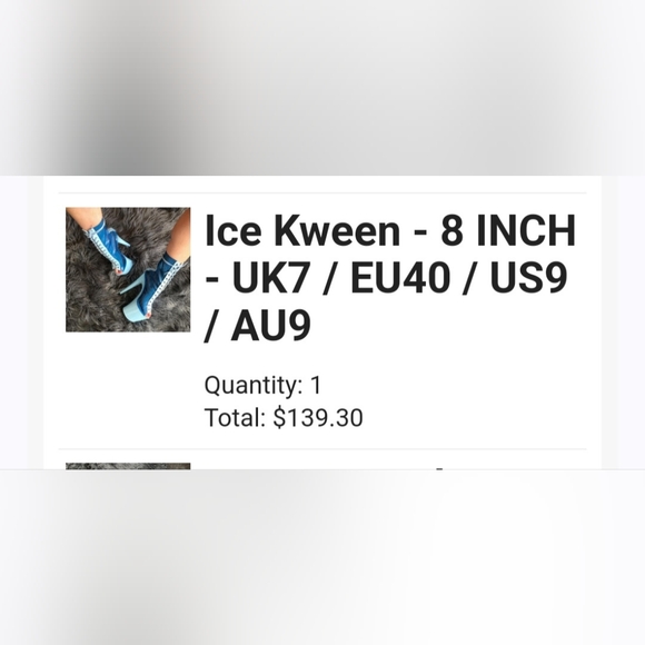 Hella Heels Ice Kween Size US 9 - Picture 6 of 6